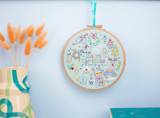 24 Days of Advent, Christmas Embroidery Fabric Pack - Fabric Packs - ohsewbootiful