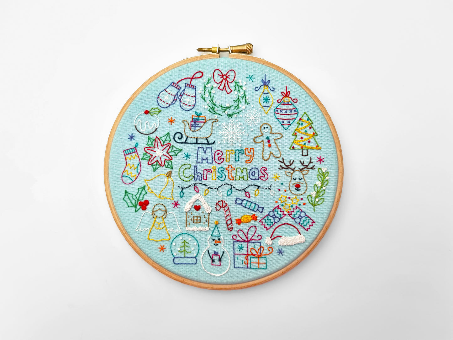 24 Days of Advent, Christmas Embroidery Kit - Embroidery Kits - ohsewbootiful