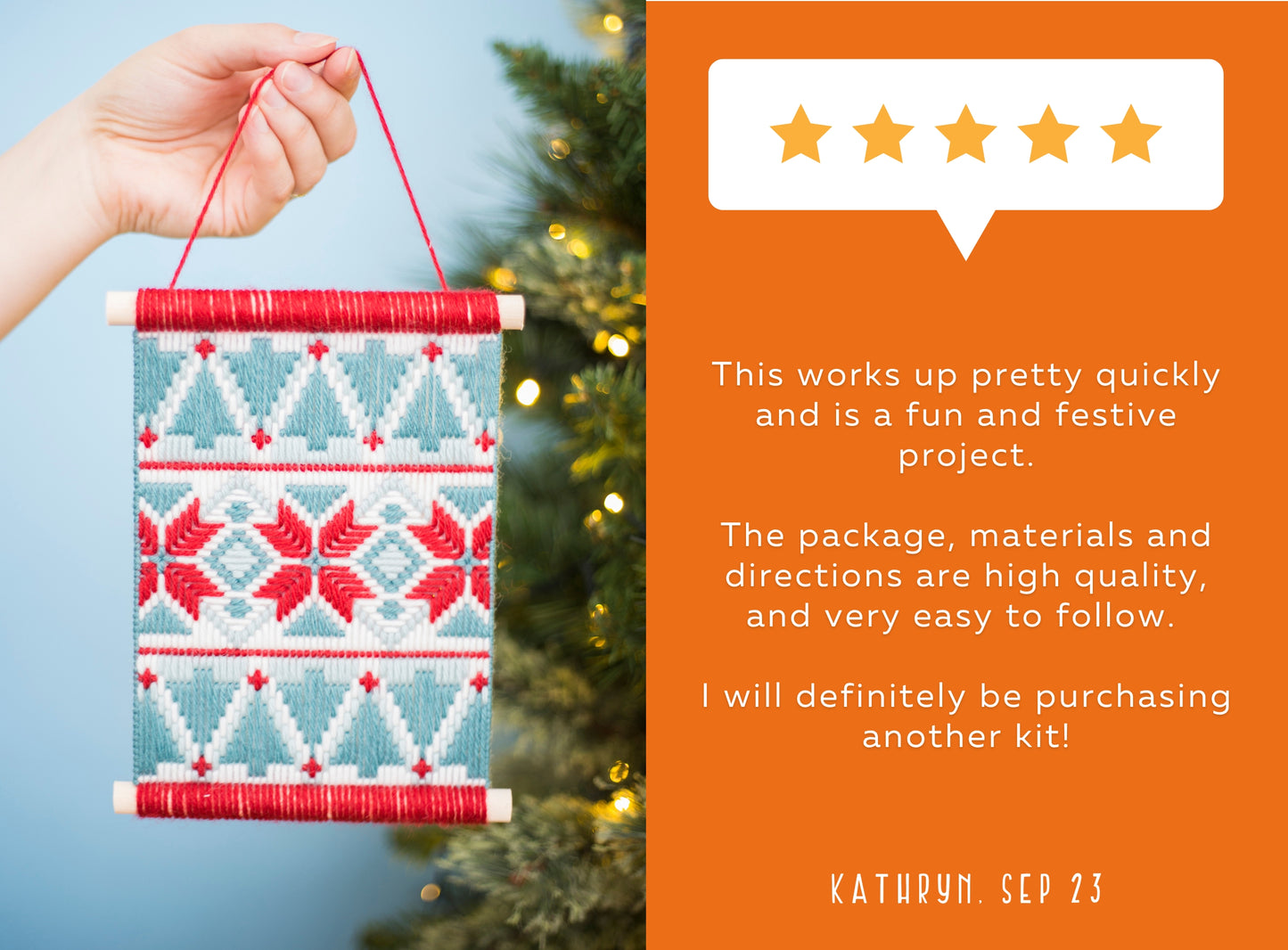 Making Waves Bargello Wall Hanging Kit - Bargello Kit - ohsewbootiful