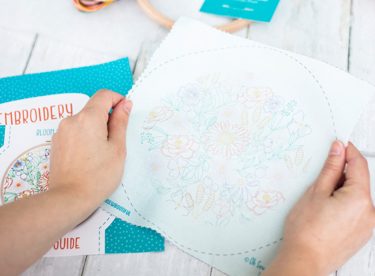 Bloom Burst Embroidery Kit - Embroidery Kits - ohsewbootiful