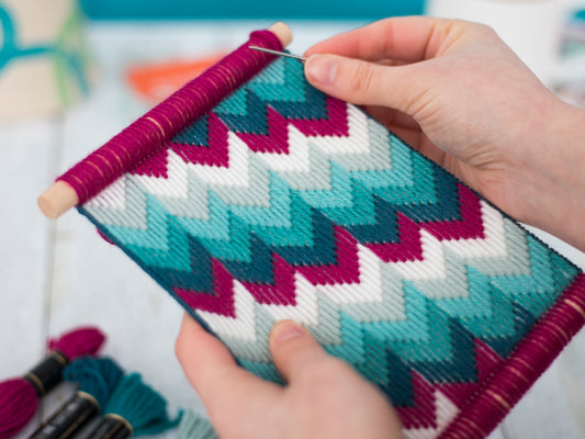 Chevron Chic Bargello Wall Hanging Kit - Bargello Kit - ohsewbootiful