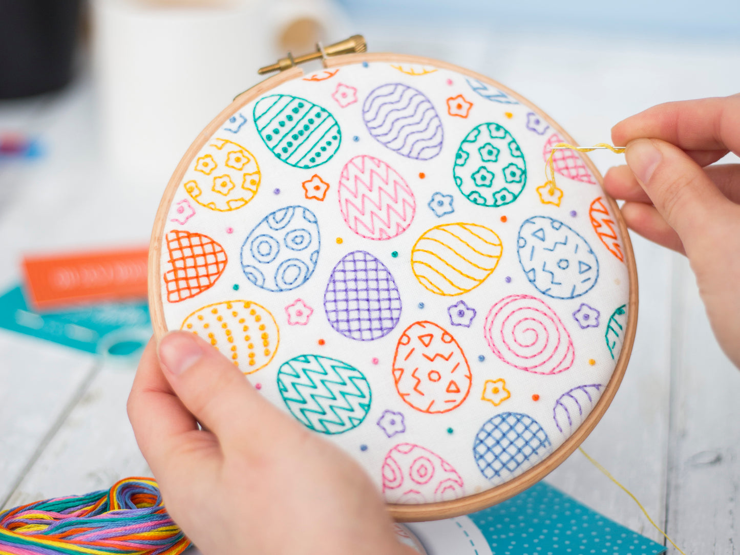 Easter Eggstravaganza Embroidery Kit - Embroidery Kits - ohsewbootiful