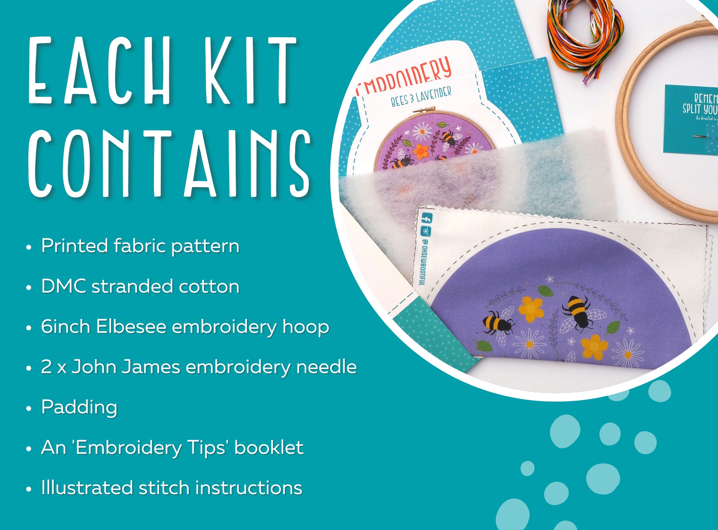 Bloom Burst Embroidery Kit - Embroidery Kits - ohsewbootiful