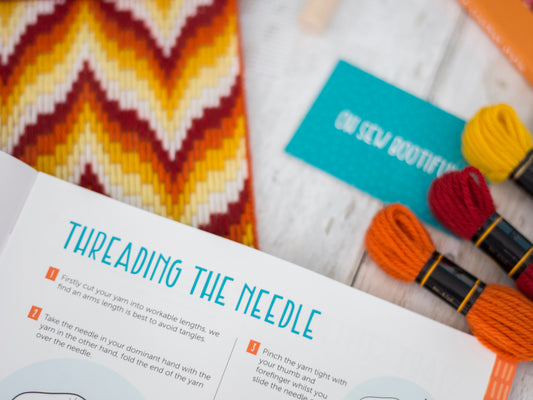 Flames Bargello Wall Hanging Kit - Bargello Kit - ohsewbootiful