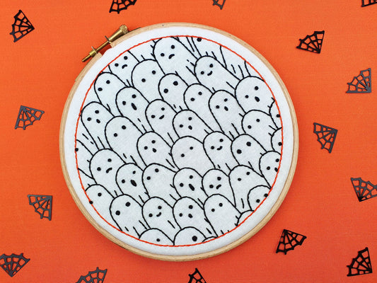 Ghosts Embroidery PDF Pattern