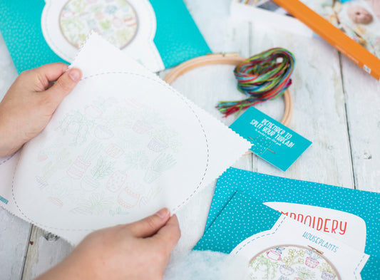 Houseplants Embroidery Kit - Embroidery Kits - ohsewbootiful