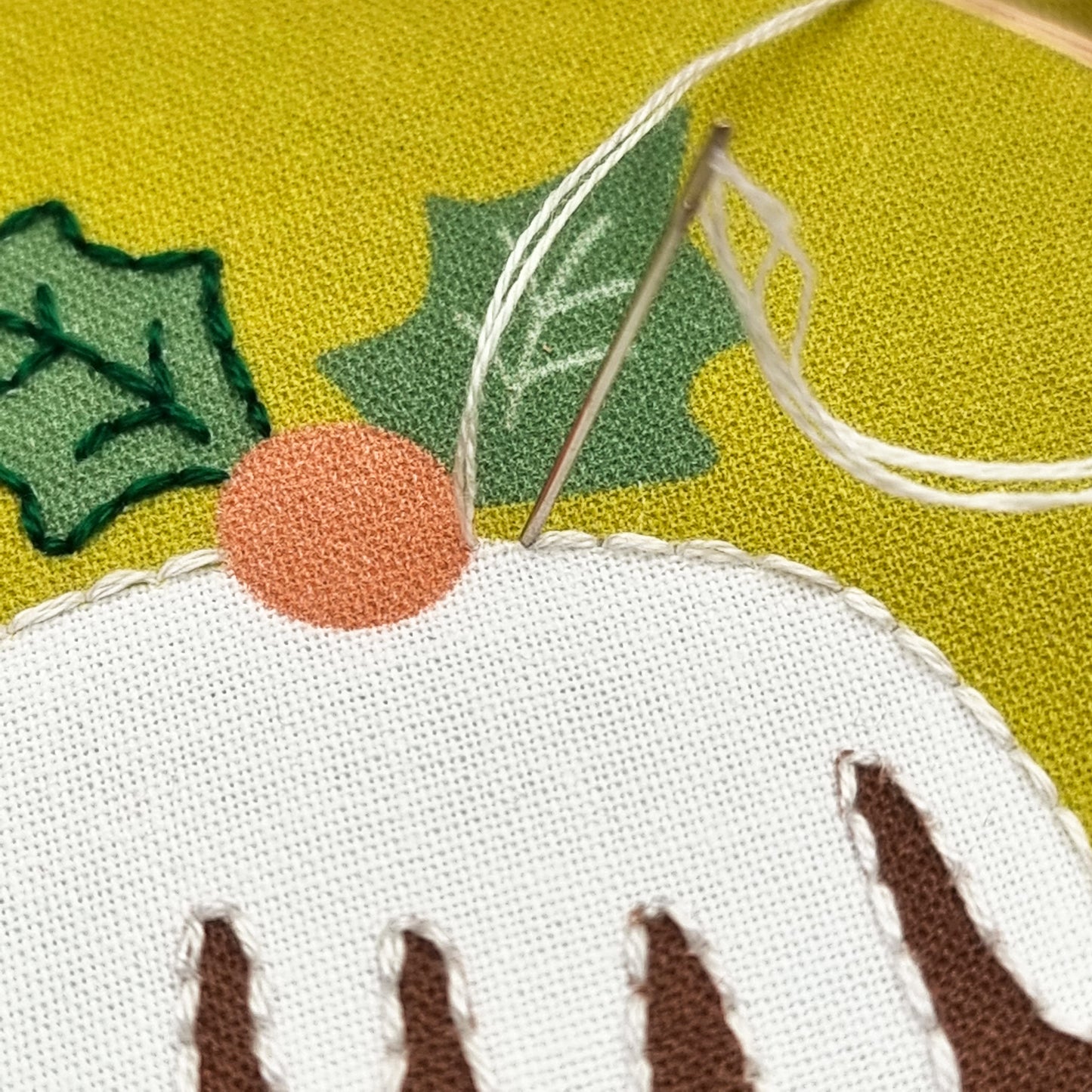 Christmas Pudding Mini Embroidery Kit