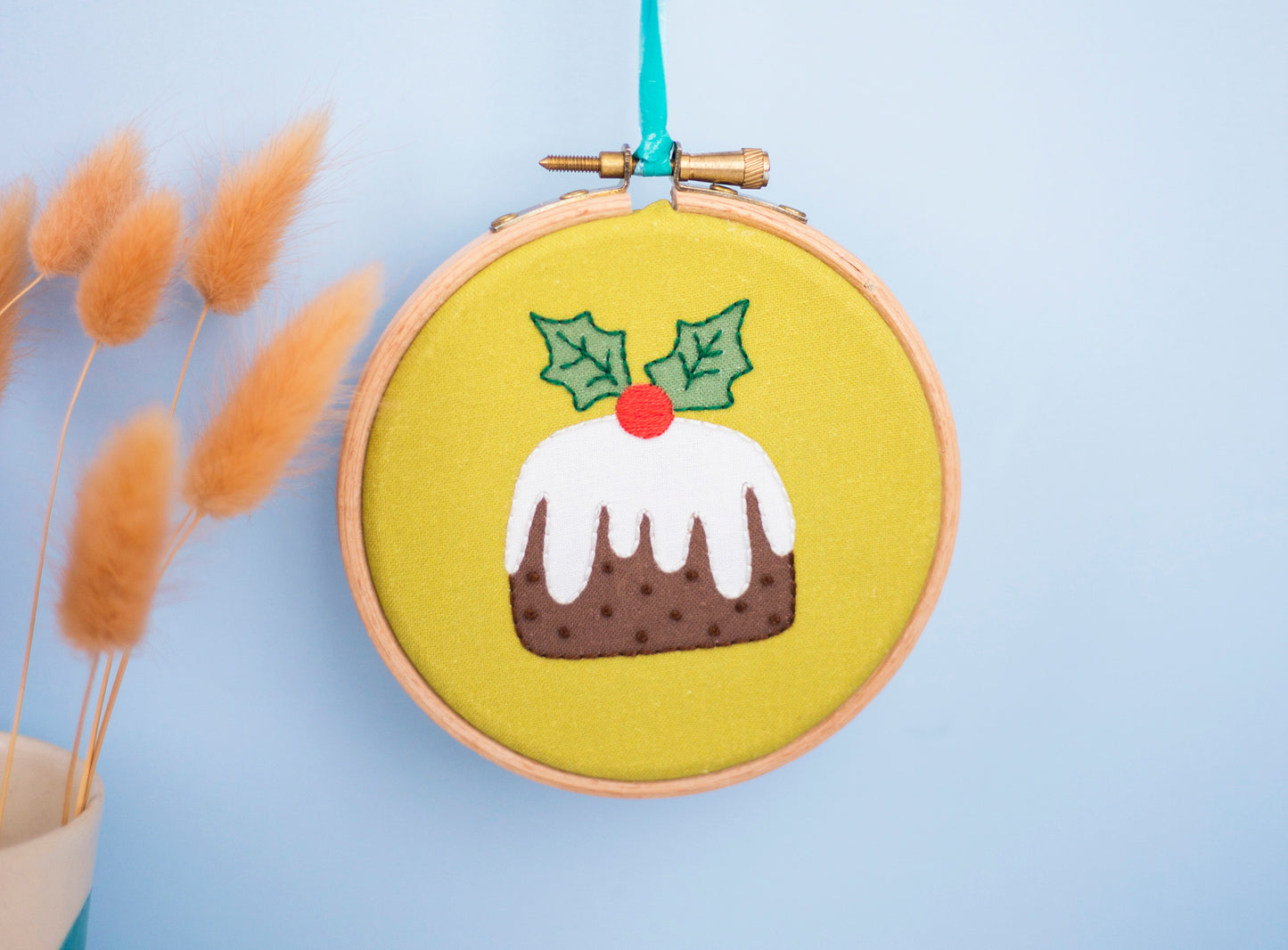 Christmas Pudding Mini Embroidery Kit