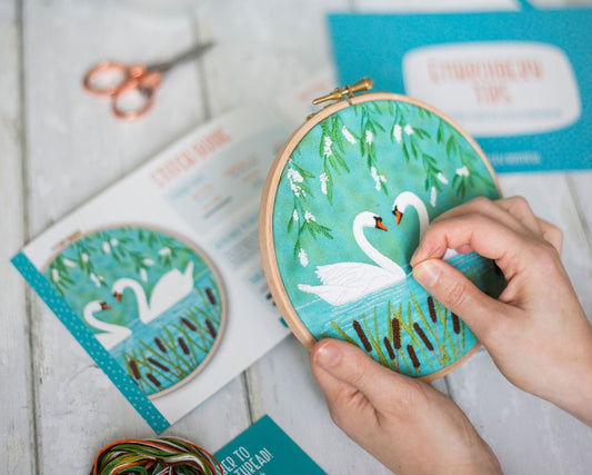 Swans Embroidery Kits