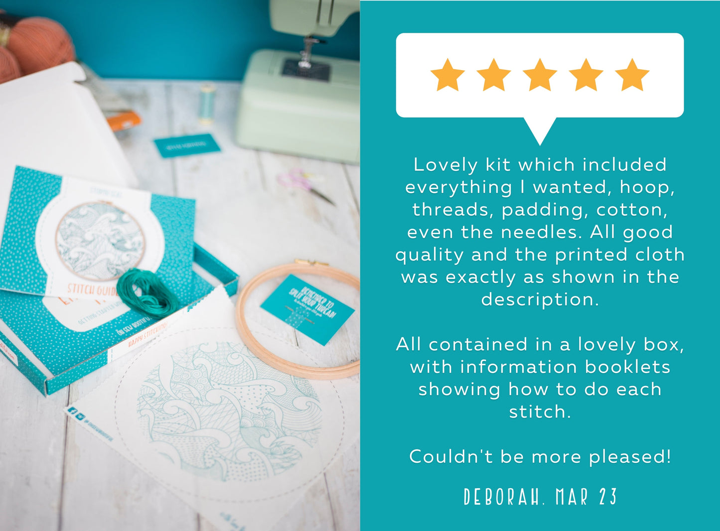 Bees and Lavender Embroidery Kit - Embroidery Kits - ohsewbootiful