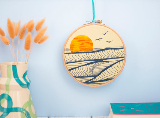 Sunset at Sea Embroidery Fabric Pack - Fabric Packs - ohsewbootiful