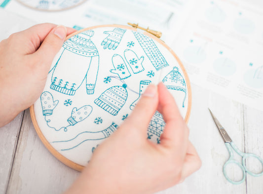 Winter Woollies Embroidery Kit - Embroidery Kits - ohsewbootiful