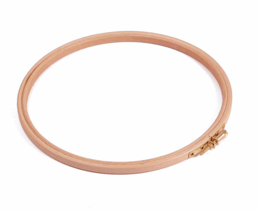 8 inch / 20cm Elbesee Wooden Embroidery Hoop - Embroidery Supplies - ohsewbootiful