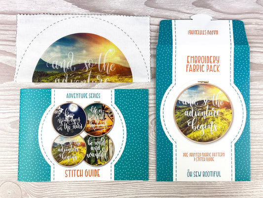The Adventure Begins Fabric Pattern Pack - Fabric Packs - ohsewbootiful