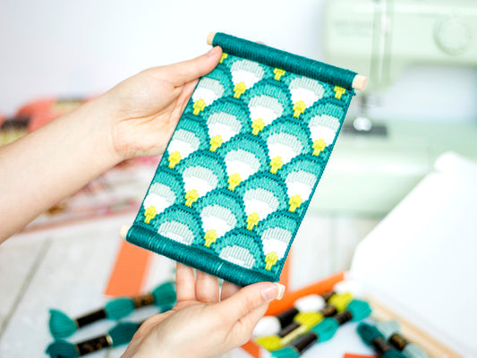 Making Waves Bargello Wall Hanging Kit - Bargello Kit - ohsewbootiful