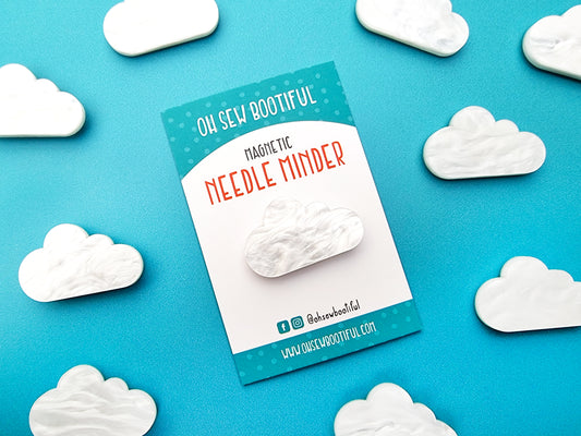 Cloud Acrylic Needle Minder - Embroidery Supplies - ohsewbootiful