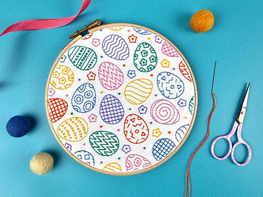 Easter Eggstravaganza Embroidery Kit - Embroidery Kits - ohsewbootiful