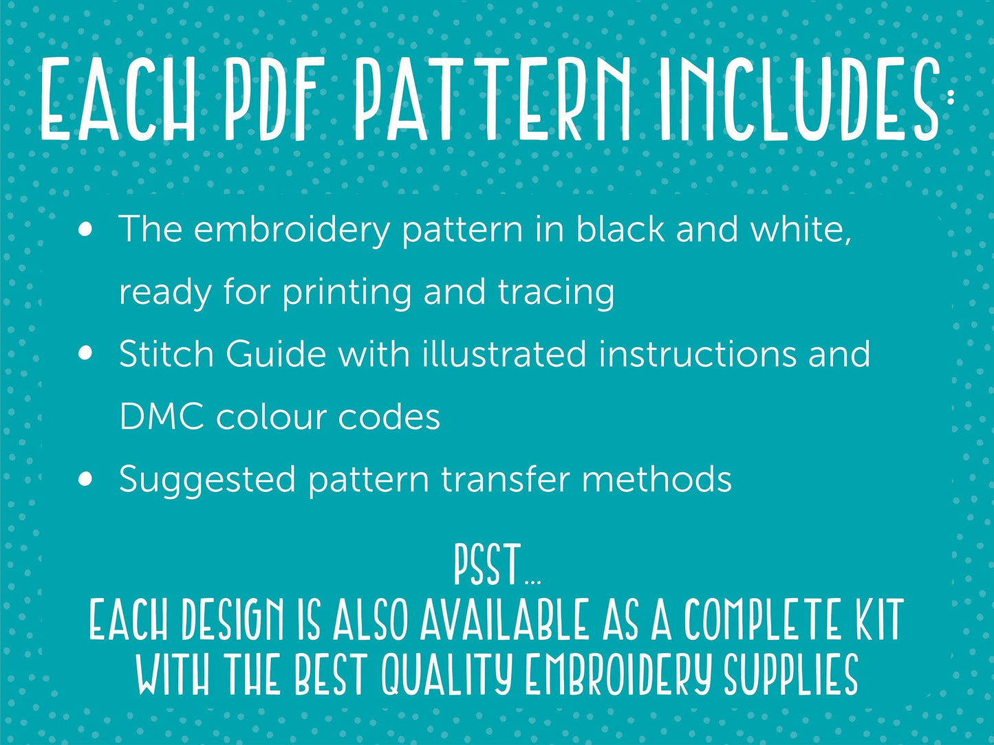 Doodle Embroidery PDF Pattern Download - - ohsewbootiful