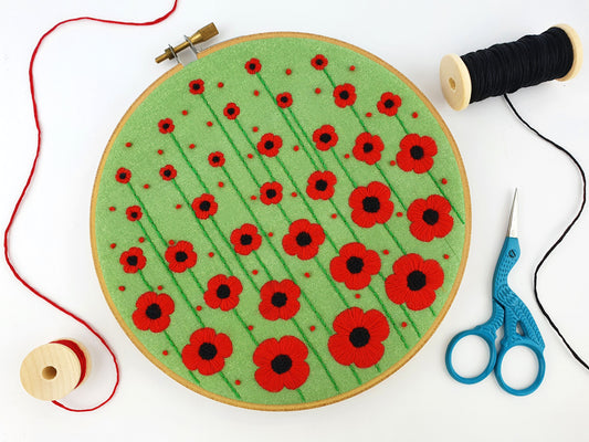Poppy Fields Fabric Pattern Pack - Fabric Packs - ohsewbootiful