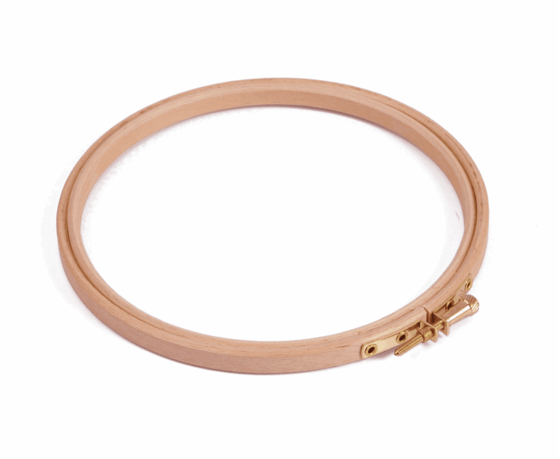 6 inch / 15cm Elbesee Wooden Embroidery Hoop - Embroidery Supplies - ohsewbootiful