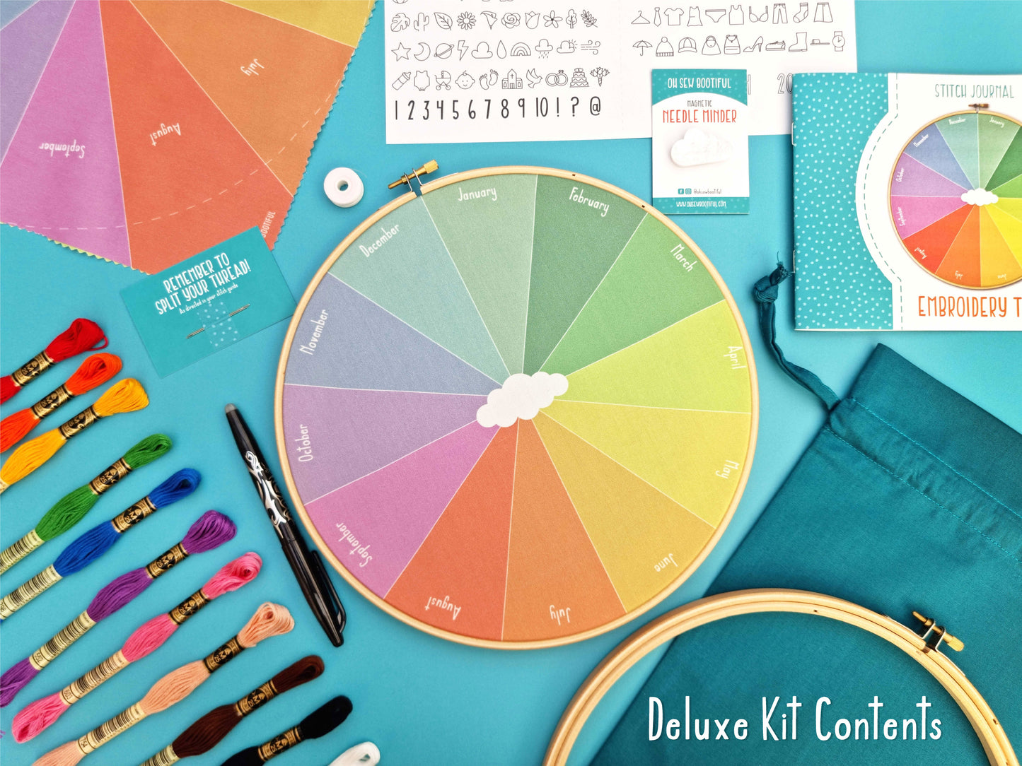 Phenology Wheel Motifs and Grid Template PDF Pattern - - ohsewbootiful