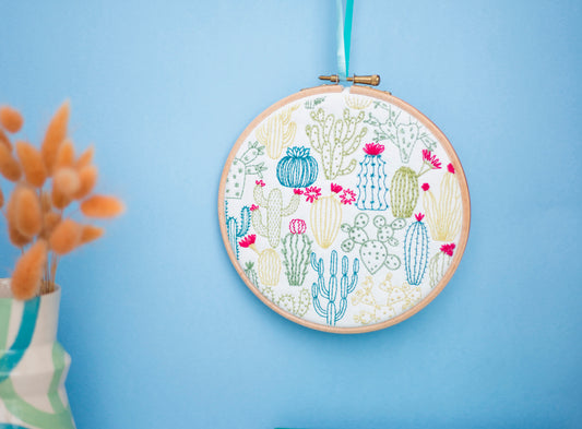 Cactus Embroidery Kit - Embroidery Kits - ohsewbootiful