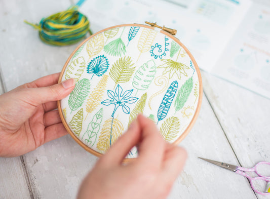 Loadsa Leaves Embroidery PDF Pattern - - ohsewbootiful