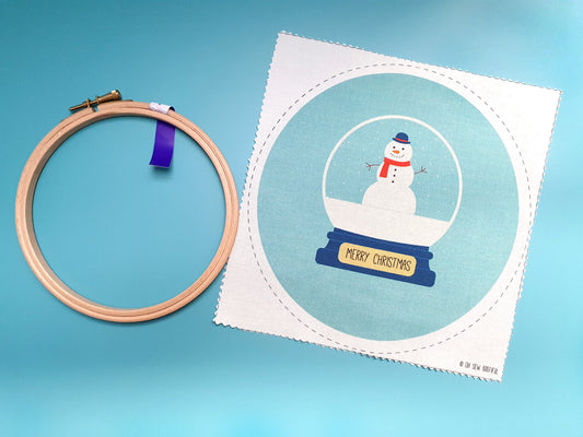 Discontinued Snowman Printed Fabric - - ohsewbootiful