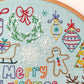 24 Days of Advent, Christmas Embroidery Fabric Pack - Fabric Packs - ohsewbootiful