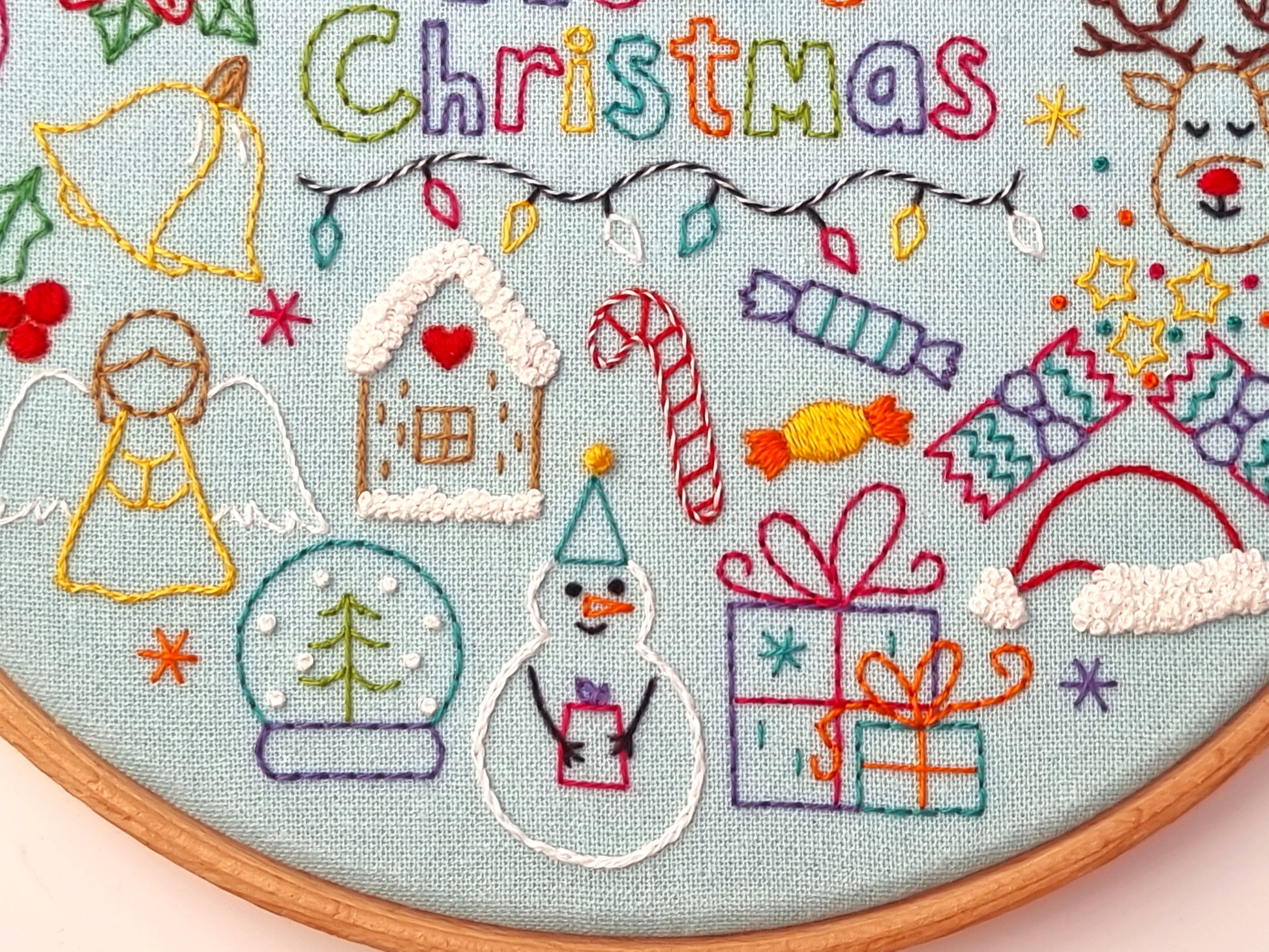 24 Days of Advent, Christmas Embroidery Kit - Embroidery Kits - ohsewbootiful