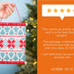 Christmas Jumper Bargello Wall Hanging Kit - Bargello Kit - ohsewbootiful