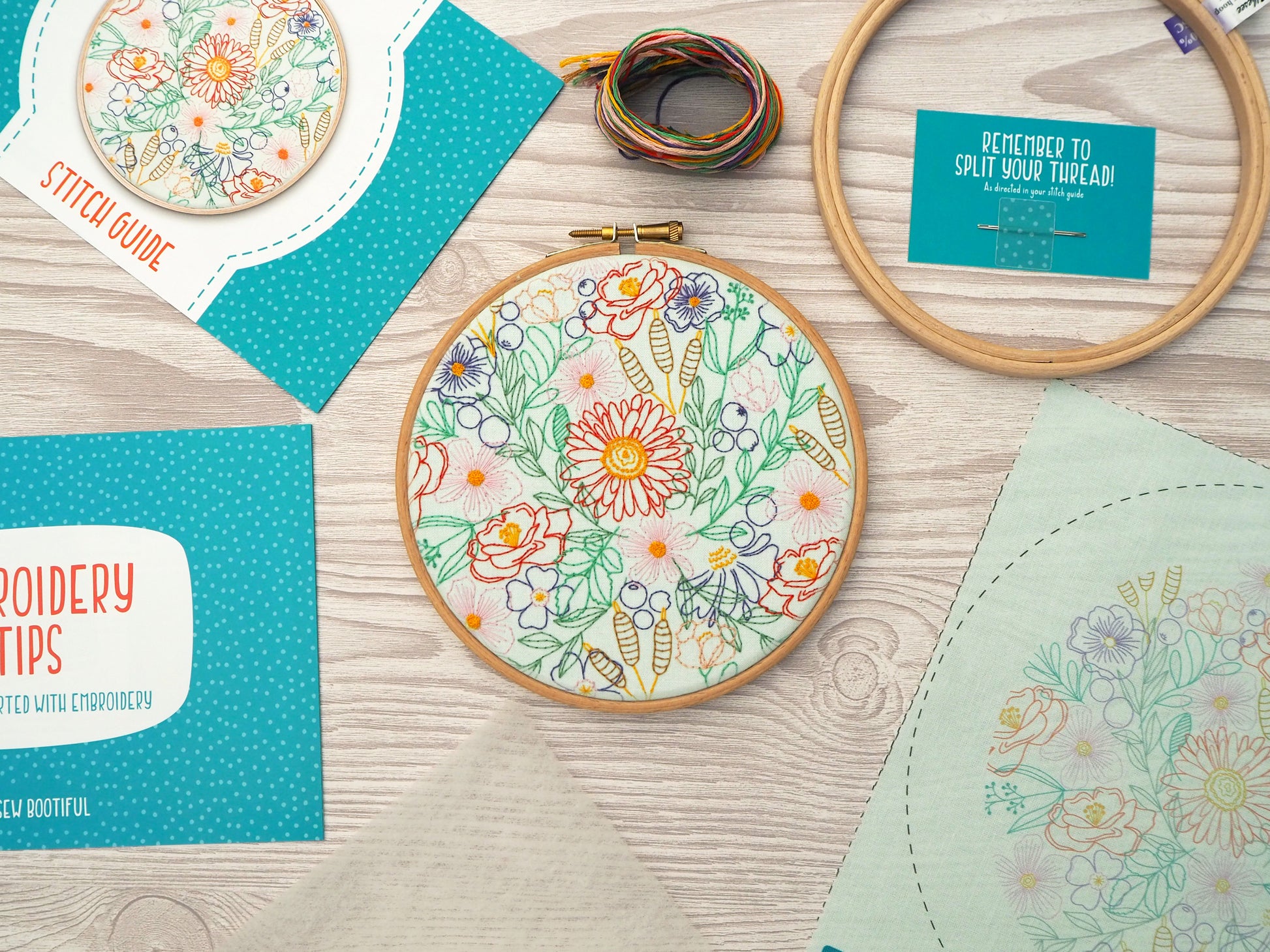 Bloom Burst Embroidery Kit - Embroidery Kits - ohsewbootiful