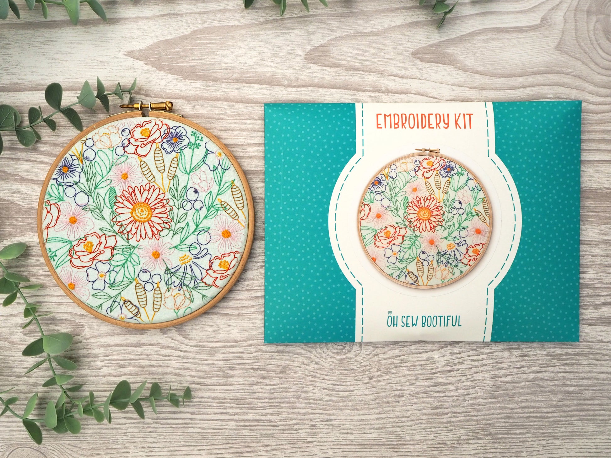 Bloom Burst Embroidery Kit - Embroidery Kits - ohsewbootiful
