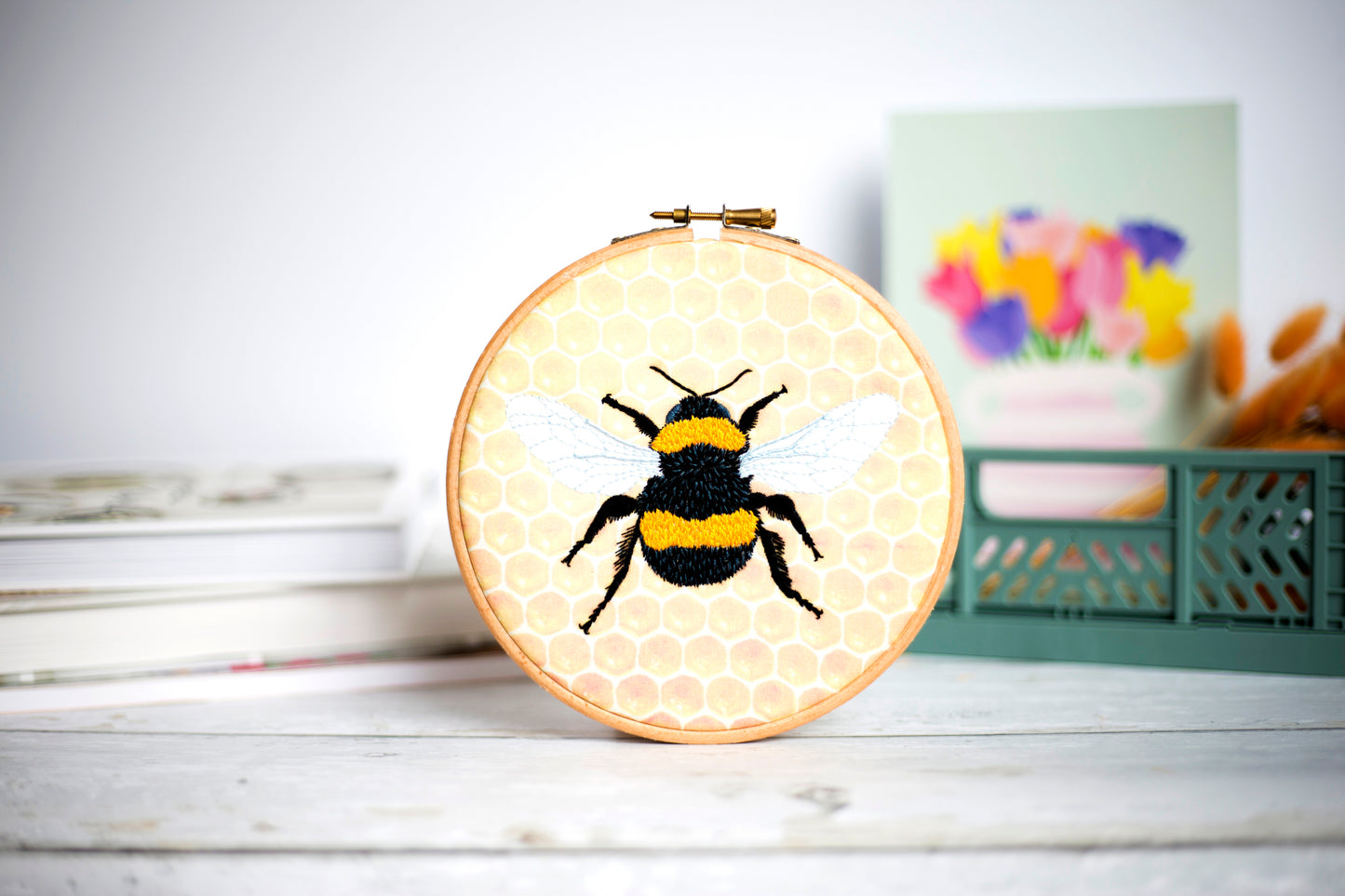 Bumble Bee Embroidery Kit - Embroidery Kits - ohsewbootiful