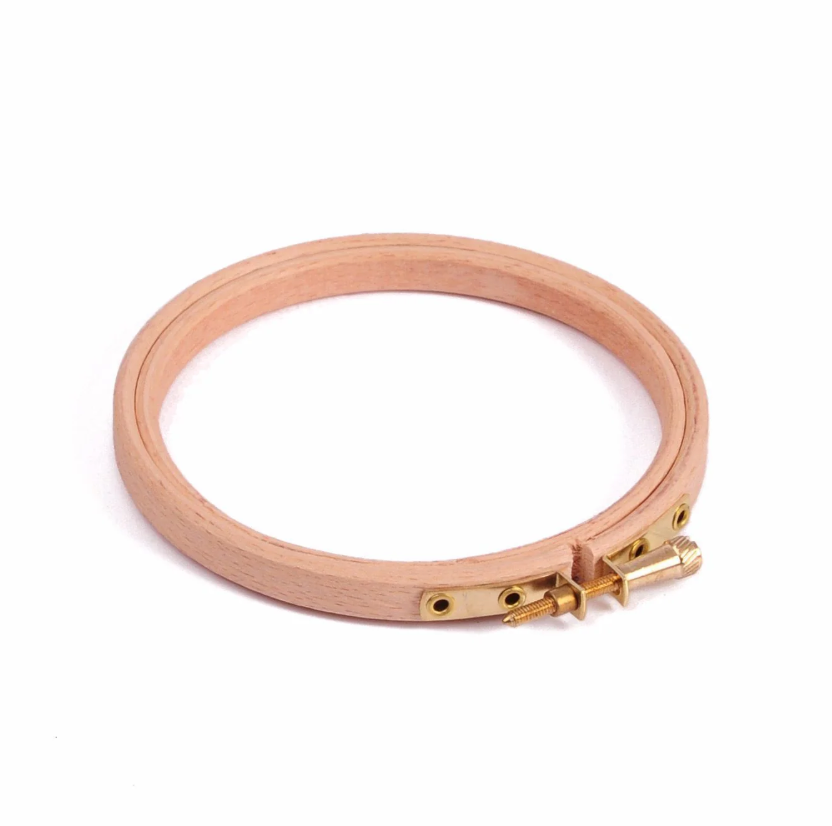 4 inch/10cm Elbesee Wooden Embroidery Hoop - Embroidery Supplies - ohsewbootiful