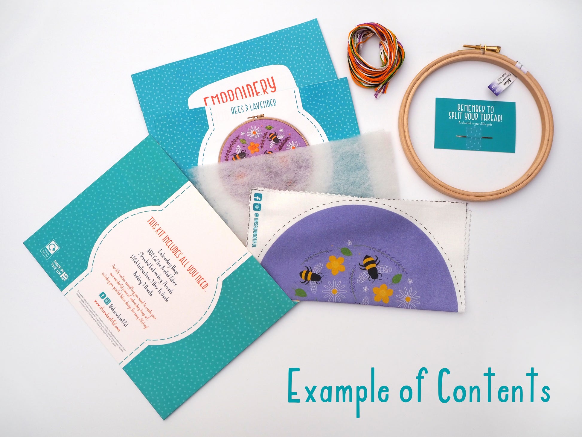Snowflakes Embroidery Kit - Embroidery Kits - ohsewbootiful