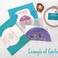 Abstract Christmas Embroidery Kit - 40% OFF - Embroidery Kits - ohsewbootiful
