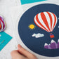 Hot Air Balloon Embroidery Kit - Embroidery Kits - ohsewbootiful