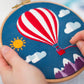 Hot Air Balloon Embroidery Kit - Embroidery Kits - ohsewbootiful