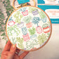 Houseplants Embroidery Kits, DMC Embroidery Kits, Plants Needlecraft Kits UK
