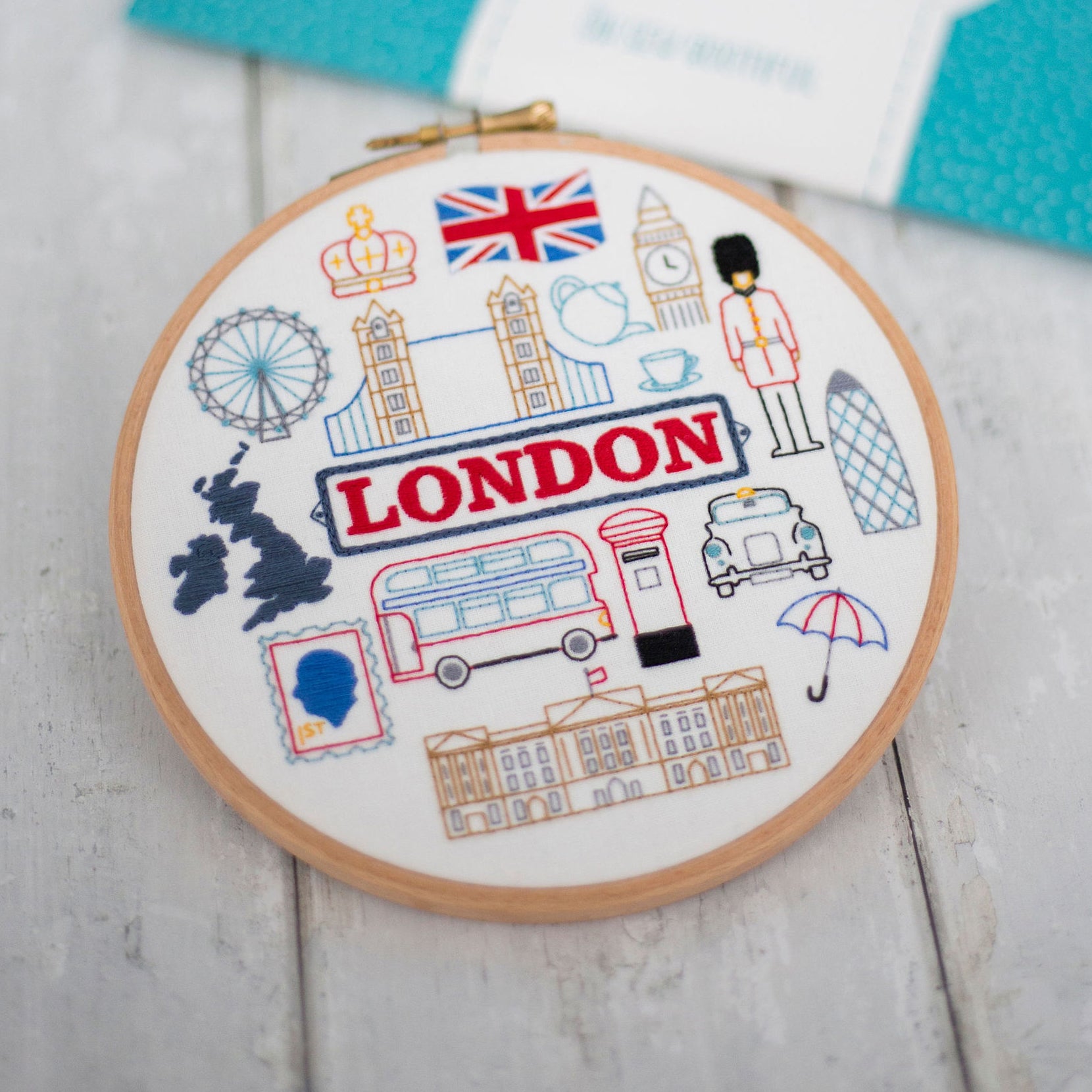 Stitching London Embroidery Fabric Pattern Pack - Fabric Packs - ohsewbootiful
