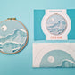 Moonlit Seascape Embroidery Fabric Pack