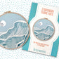 Moonlit Seascape Embroidery Fabric Pack