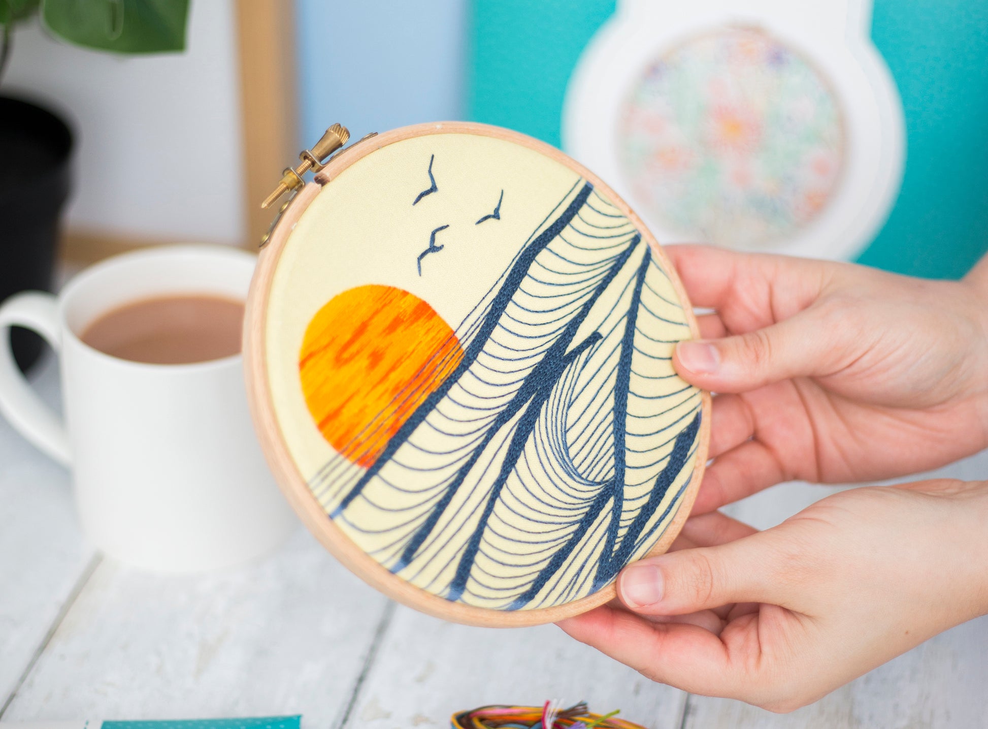 Sunset at Sea Embroidery Fabric Pack - Fabric Packs - ohsewbootiful