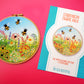 Stamped Embroidery Patterns UK, Wildflower Embroidery Patterns, Bees Embroidery Patterns