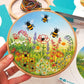 Wildflower Meadow Embroidery Kits UK, Bees Hand Embroidery Kits, Modern Hand Embroidery