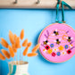 Honey Bees and Wildflowers Embroidery Kit - Embroidery Kits - ohsewbootiful