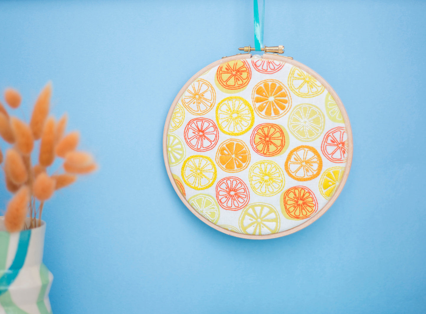 Oranges and Lemons Embroidery Kit - Embroidery Kits - ohsewbootiful