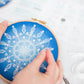 Snowflake Mandala Embroidery Kit - Embroidery Kits - ohsewbootiful