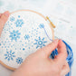Snowflakes Embroidery Kit - Embroidery Kits - ohsewbootiful